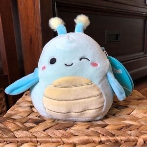 Squishmallows Giles the blue grasshopper in 5”